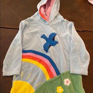 Mini boden 4/5. Vguc.$23 toweling hoodie.